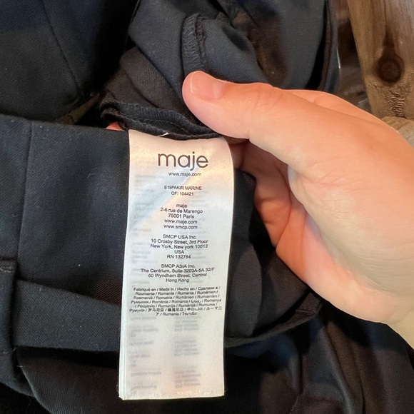 Maje women’s Pakir balloon trouser pants size 38 EU (2 US) - Picture 8 of 16